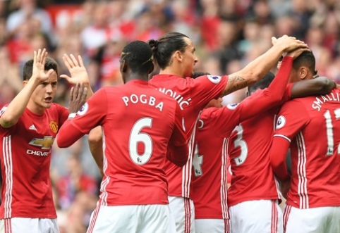 "Man Utd" bombarded "Leicester" gates in the first half and ended the losing streak (VIDEO)