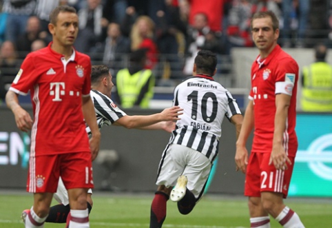 "Bayern" released victory against "Eintracht", "Koln" reduced the gap (VIDEO)