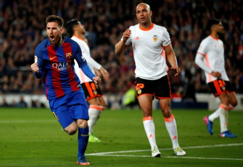 "Barcelona" defeated "Valencia" in the tenth game, "Atletico" outperformed "Sevilla" (VIDEO)