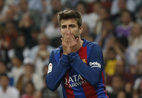 G. Pique will miss the match against "Las Palmas" due to virus