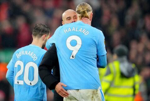 P. Guardiola: "I don't understand when former players criticize E. Haaland