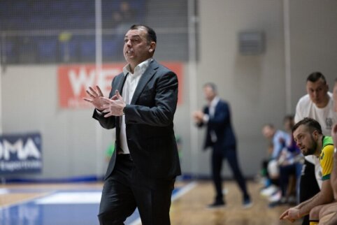 Kauno Žalgirio" futsal coach Dentinho: "This season has definitely been the hardest.
