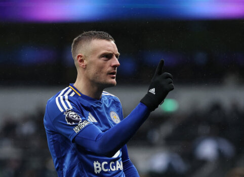 J. Vardy will leave the Leicester City club after this season.