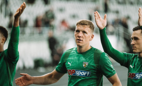 The comfortable results around not used, 'Kauno Žalgiris' stumbled at home.