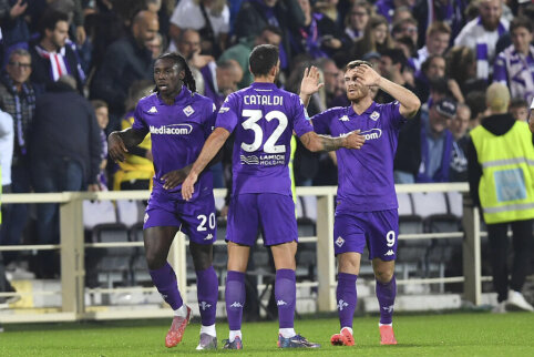 Fiorentina club advanced to the Conference League in the last round.