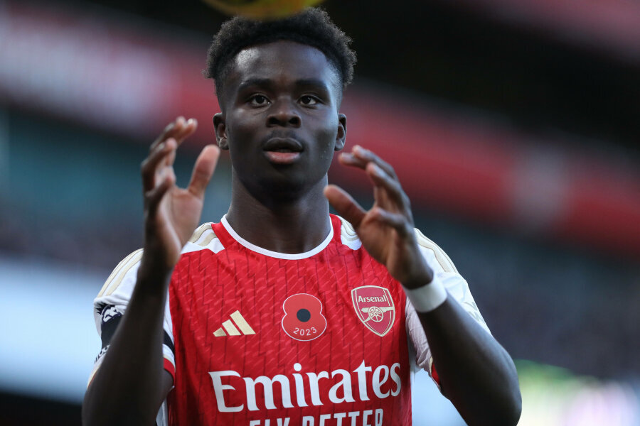 Arsenal Loses B. Saka for a Long Time
