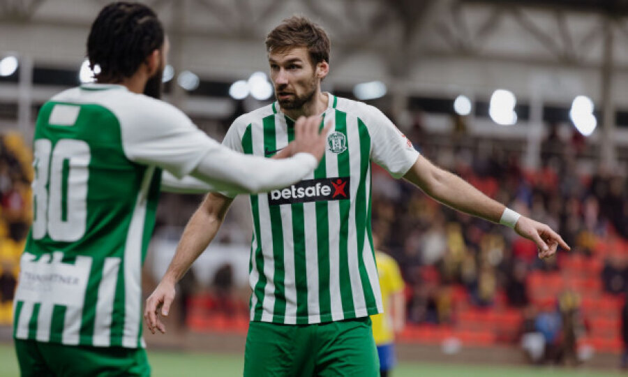 Kendysh's goal scored in the 99th minute secured 'Žalgiris' victory against 'Dainava'.