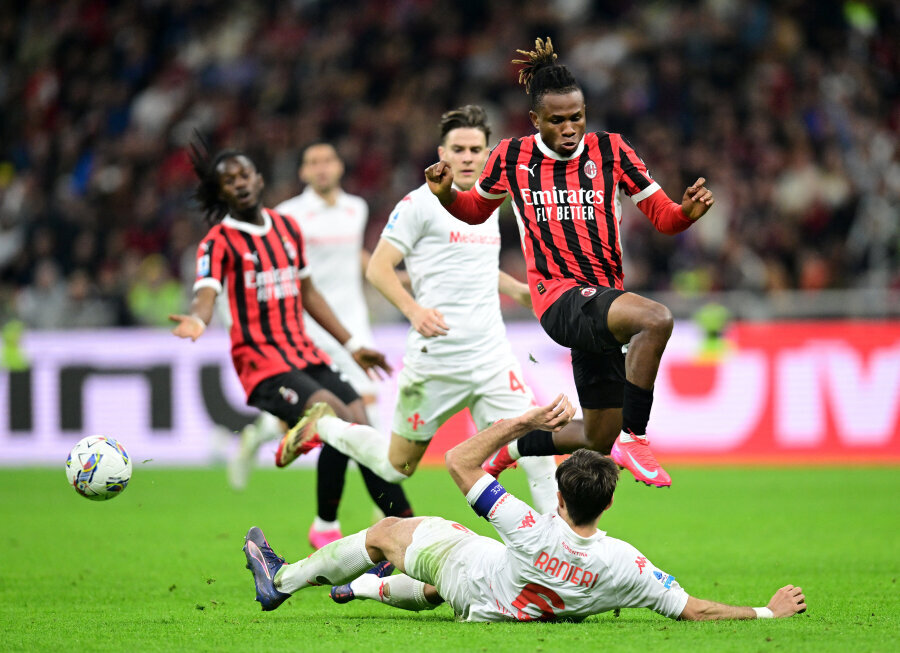 Fiorentina and AC Milan settled for a draw.