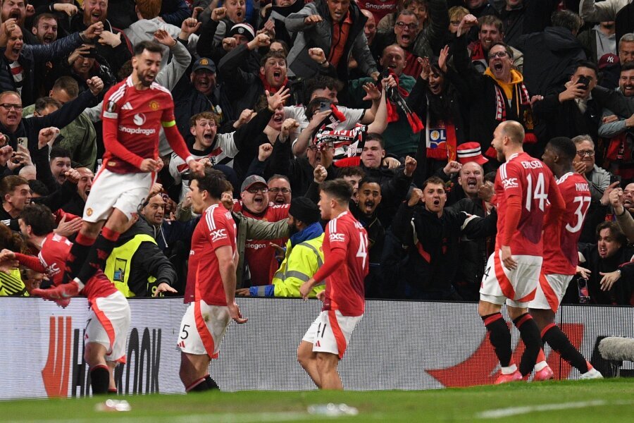 Devilish Football Game: In the changing, nine-goal EL quarterfinal match, 'Man Utd' broke 'Lyon'