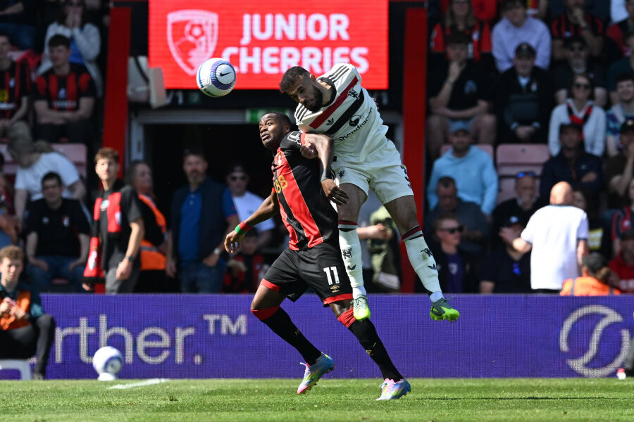 Man Utd snatched a point in the match against Bournemouth at the end of the game.