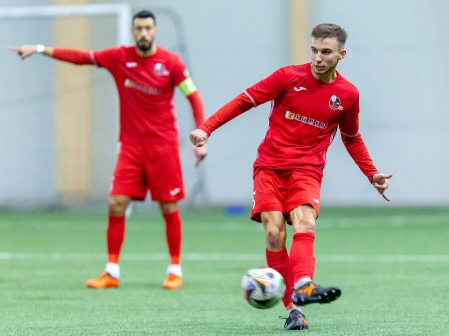 Sūduva crushed the Hegelmann team in the first half.