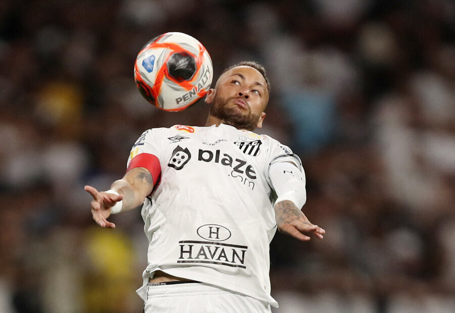 Neymar, who tried to show 'God's hand,' was sent off the field.